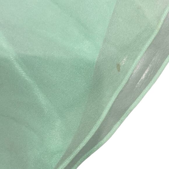 BCBGMAXAZRIA Green Pastel Chiffon Silk Mini Dress Strapless Party wedding prom - Picture 7 of 8